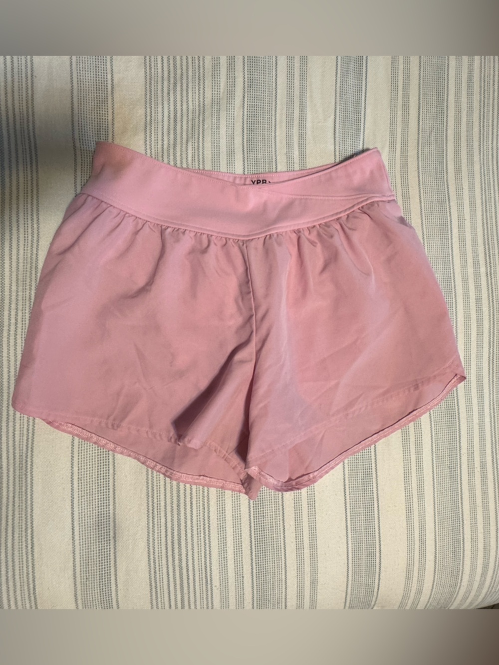 Never worn! Abercrombie Kids Light Pink Athletic Lounge Shorts